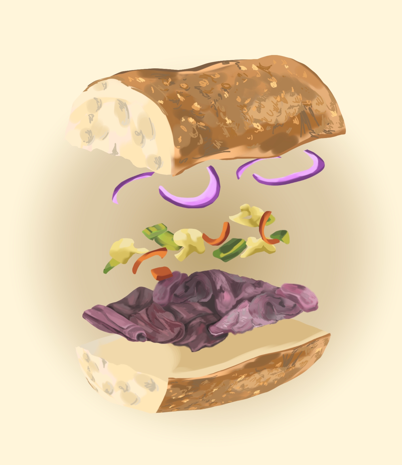 sandwich open