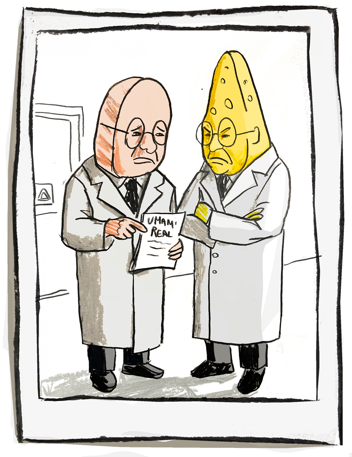 Scientists arguing about umami